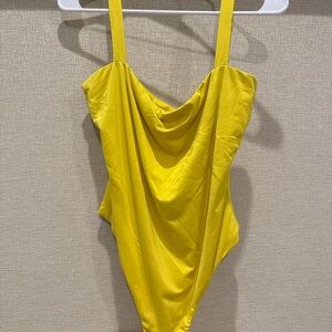 Superdown Yellow Bodysuit